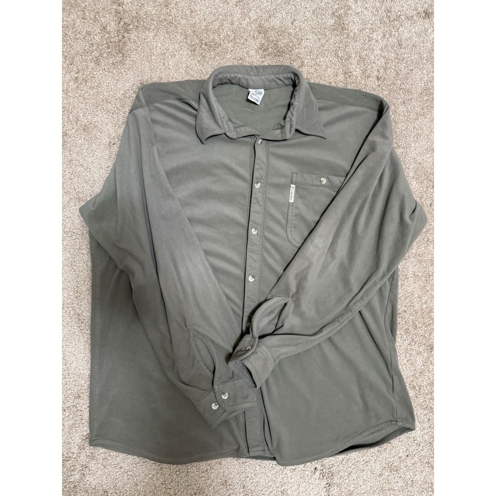 COLUMBIA Sportswear Fleece Mens Button Down XL. G29